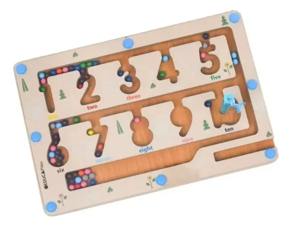 Detalhes do Labirinto Magnético EducaPlay Polibrinq